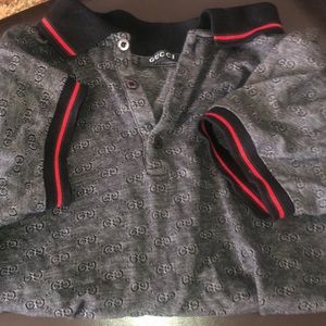 Authentic Gucci collar shirt